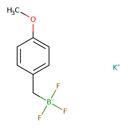 F[B-](Cc1ccc(cc1)OC)(F)F.[K+]