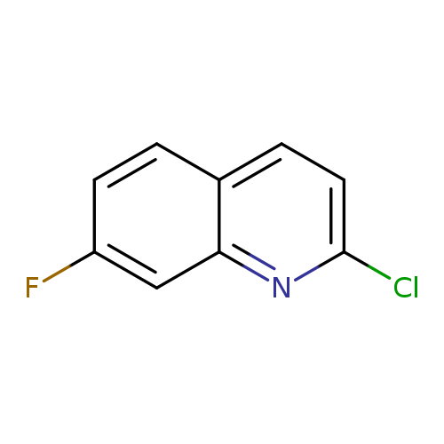 Fc1ccc2c(c1)nc(cc2)Cl