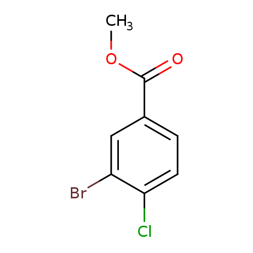 COC(=O)c1ccc(c(c1)Br)Cl