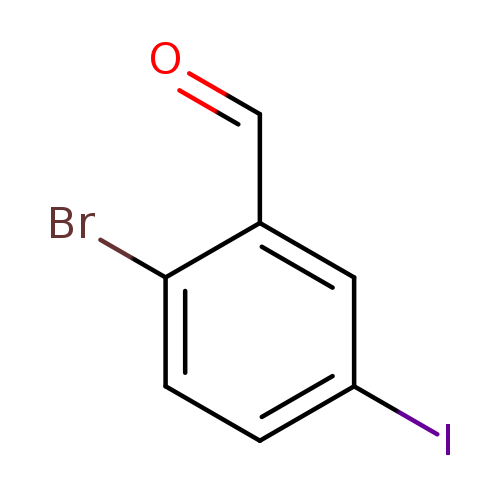 O=Cc1cc(I)ccc1Br