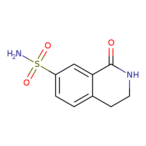 O=C1NCCc2c1cc(cc2)S(=O)(=O)N