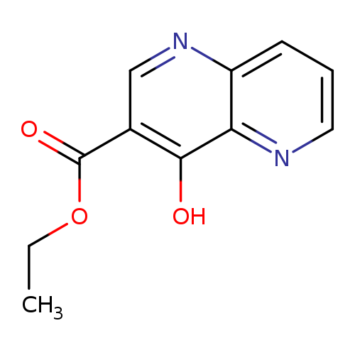 CCOC(=O)c1cnc2c(c1O)nccc2