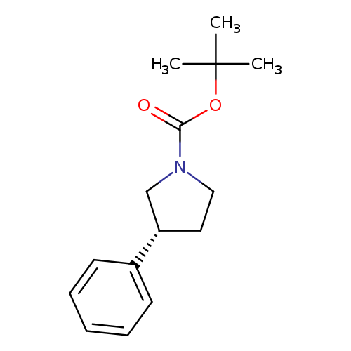 O=C(N1CC[C@@H](C1)c1ccccc1)OC(C)(C)C
