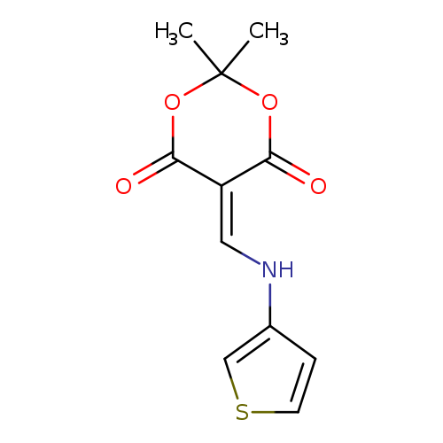 O=C1OC(C)(C)OC(=O)C1=CNc1cscc1