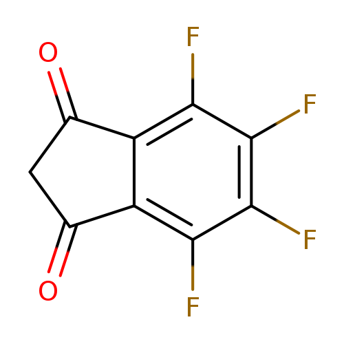 O=C1CC(=O)c2c1c(F)c(c(c2F)F)F