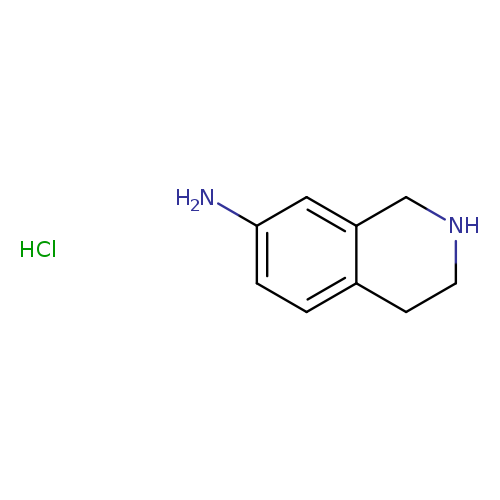 Nc1ccc2c(c1)CNCC2.Cl