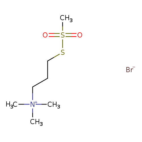 C[N+](CCCSS(=O)(=O)C)(C)C.[Br-]