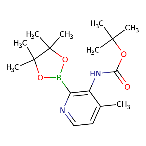 O=C(OC(C)(C)C)Nc1c(C)ccnc1B1OC(C(O1)(C)C)(C)C