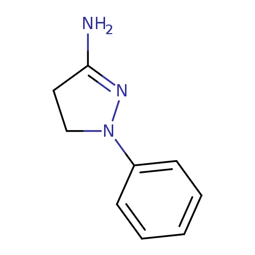 NC1=NN(CC1)c1ccccc1