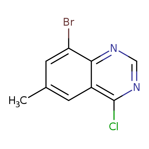 Cc1cc(Br)c2c(c1)c(Cl)ncn2