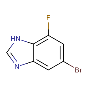 Brc1cc(F)c2c(c1)nc[nH]2