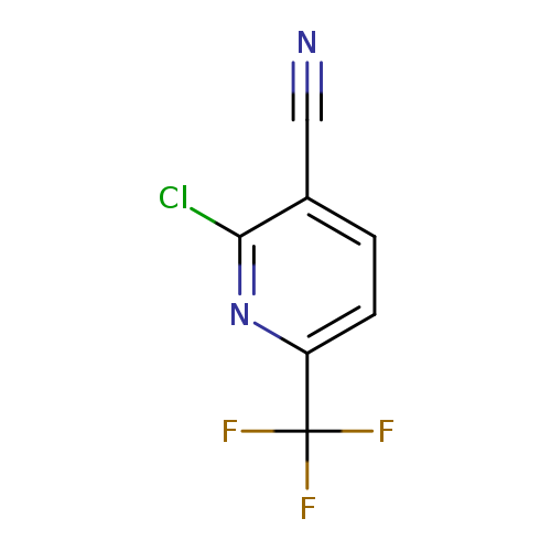 N#Cc1ccc(nc1Cl)C(F)(F)F