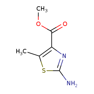 Cc1sc(nc1C(=O)OC)N