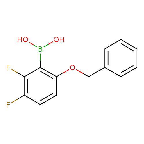 OB(c1c(OCc2ccccc2)ccc(c1F)F)O