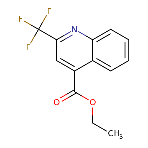 CCOC(=O)c1cc(nc2c1cccc2)C(F)(F)F