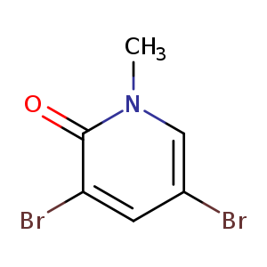 Brc1cn(C)c(=O)c(c1)Br
