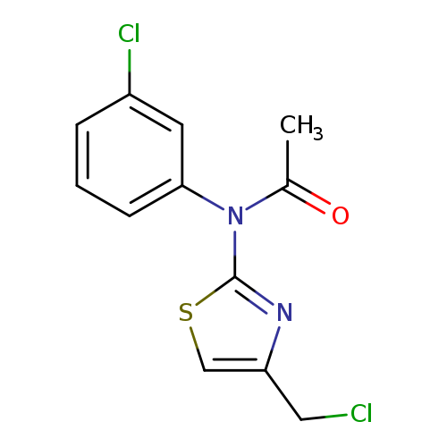 ClCc1csc(n1)N(c1cccc(c1)Cl)C(=O)C
