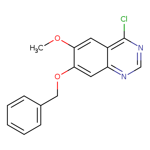 COc1cc2c(Cl)ncnc2cc1OCc1ccccc1