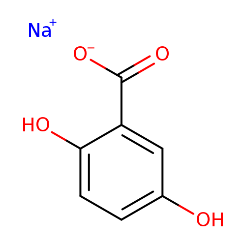 Oc1ccc(c(c1)C(=O)[O-])O.[Na+]