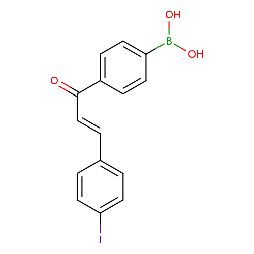 Ic1ccc(cc1)/C=C/C(=O)c1ccc(cc1)B(O)O