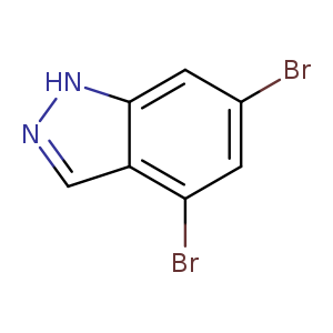 Brc1cc(Br)c2c(c1)[nH]nc2