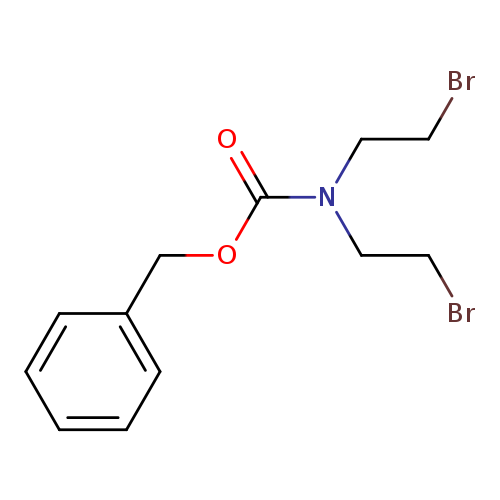 BrCCN(C(=O)OCc1ccccc1)CCBr