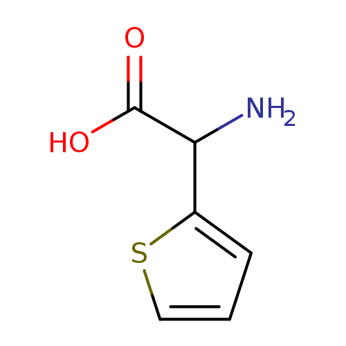 OC(=O)C(c1cccs1)N