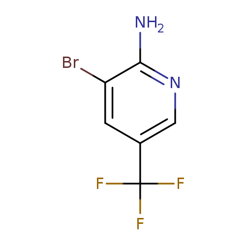 Nc1ncc(cc1Br)C(F)(F)F