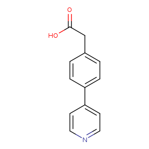 OC(=O)Cc1ccc(cc1)c1ccncc1