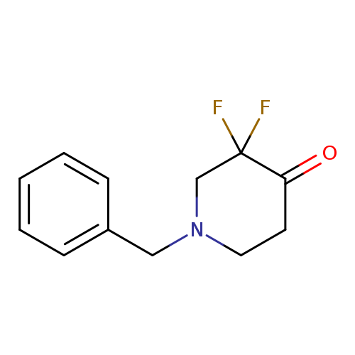 O=C1CCN(CC1(F)F)Cc1ccccc1