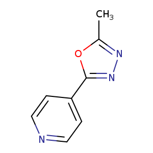Cc1nnc(o1)c1ccncc1