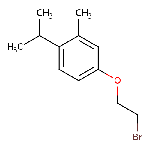 BrCCOc1ccc(c(c1)C)C(C)C