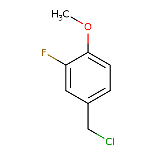 ClCc1ccc(c(c1)F)OC