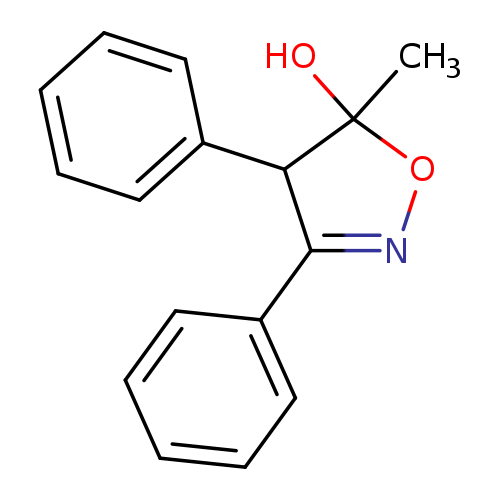 CC1(O)ON=C(C1c1ccccc1)c1ccccc1