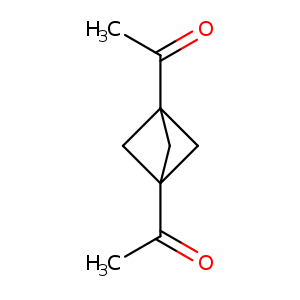 CC(=O)C12CC(C1)(C2)C(=O)C