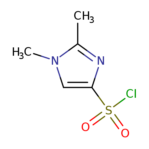 Cn1cc(nc1C)S(=O)(=O)Cl