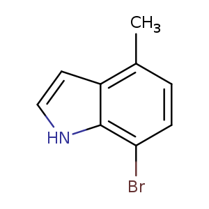 Cc1ccc(c2c1cc[nH]2)Br