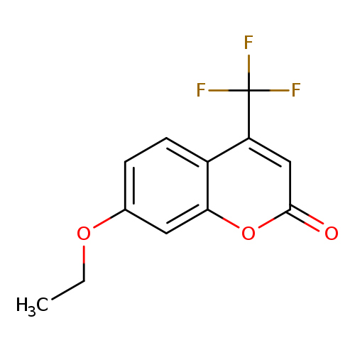 CCOc1ccc2c(c1)oc(=O)cc2C(F)(F)F