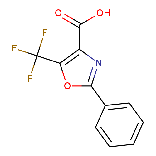 OC(=O)c1nc(oc1C(F)(F)F)c1ccccc1