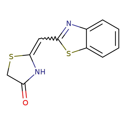 O=C1CSC(=Cc2nc3c(s2)cccc3)N1