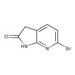Brc1ccc2c(n1)NC(=O)C2