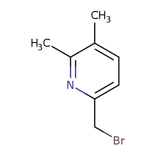 BrCc1ccc(c(n1)C)C