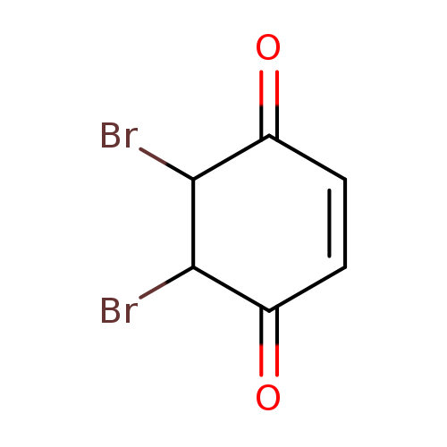 BrC1C(=O)C=CC(=O)C1Br
