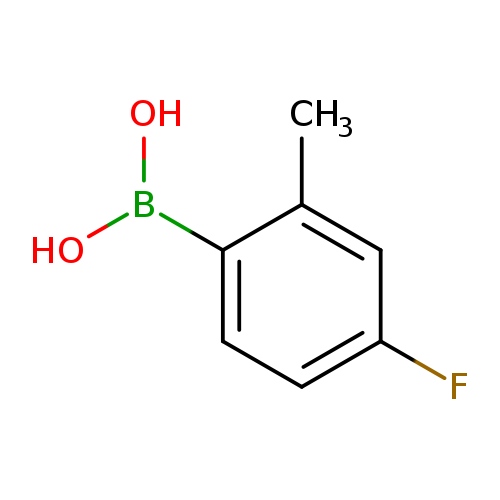 Fc1ccc(c(c1)C)B(O)O