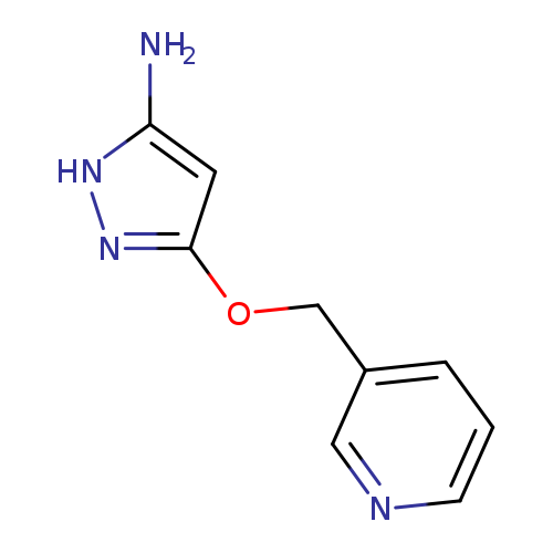 Nc1[nH]nc(c1)OCc1cccnc1