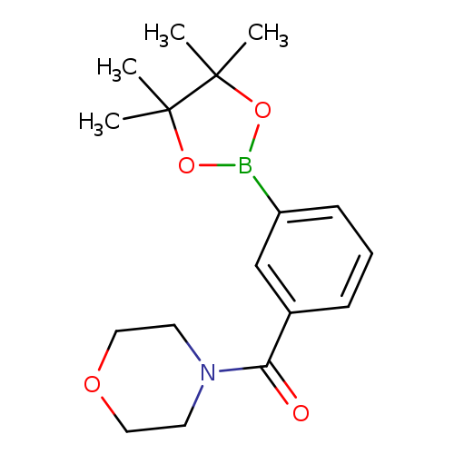 O=C(c1cccc(c1)B1OC(C(O1)(C)C)(C)C)N1CCOCC1