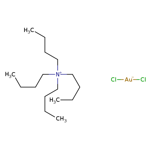 CCCC[N+](CCCC)(CCCC)CCCC.Cl[Au-]Cl