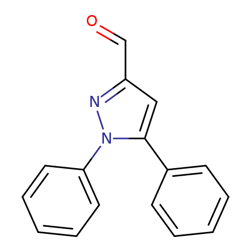 O=Cc1cc(n(n1)c1ccccc1)c1ccccc1