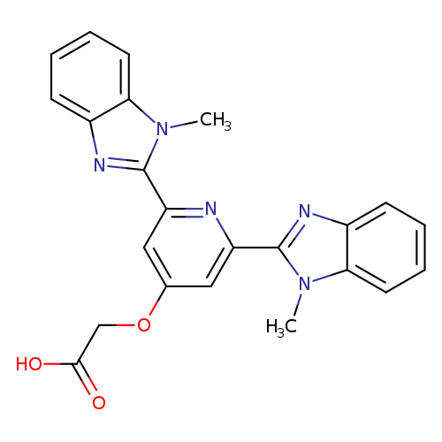 OC(=O)COc1cc(nc(c1)c1nc2c(n1C)cccc2)c1nc2c(n1C)cccc2