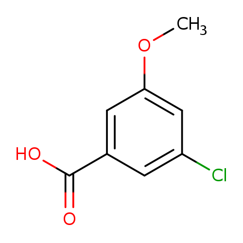 COc1cc(Cl)cc(c1)C(=O)O